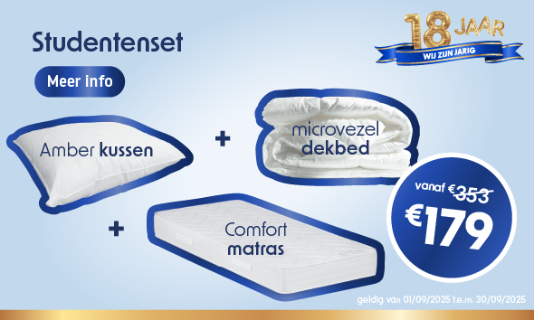 Studentenactie met Sleepy Comfort matras