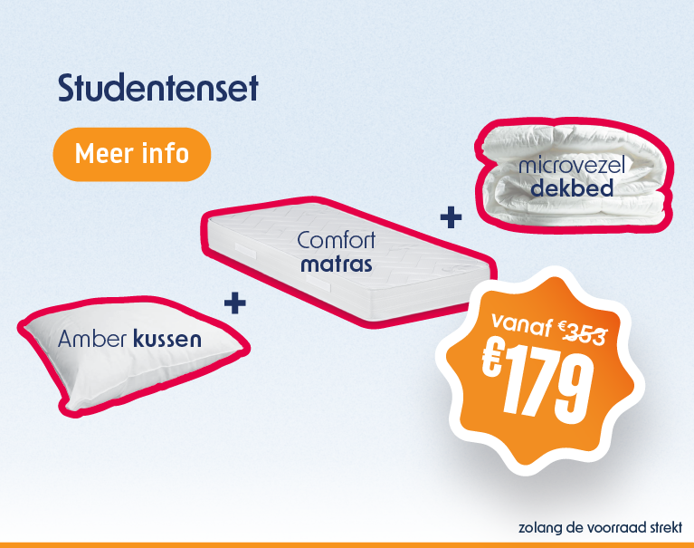 Studentenactie met Sleepy Comfort matras