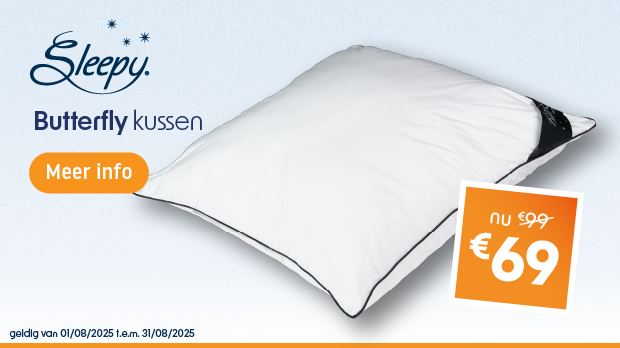 Hotelkussen Sleepy Butterfly