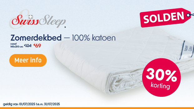 Zomerdekbed SwissSleep - Katoen
