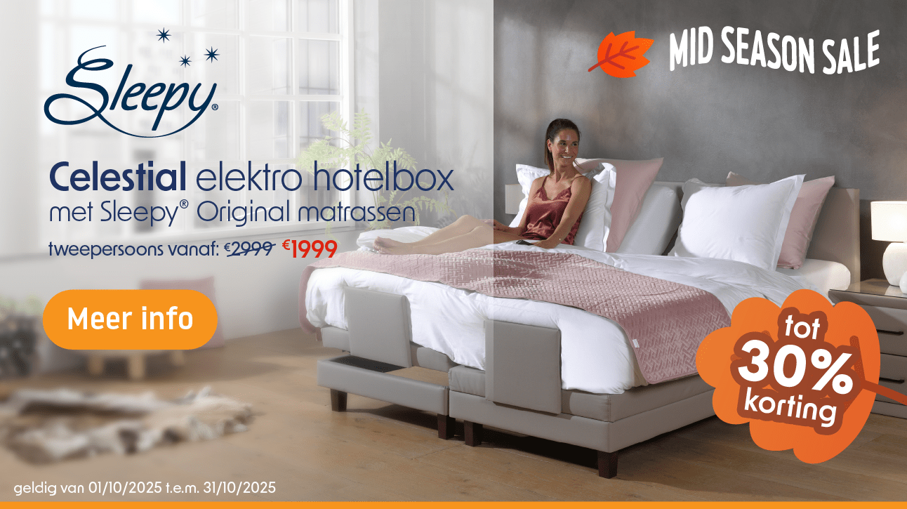 Boxspringset Sleepy Celestial Elektro - Sleepy Original Matras