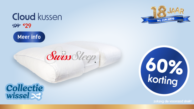 Hoofdkussen Swisssleep Cloud
