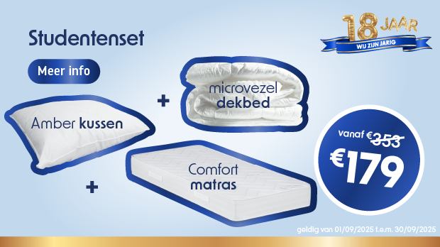 Studentenactie met Sleepy Comfort matras